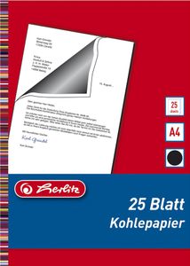 herlitz Kohlepapier, DIN A4, Inhalt: 25 Blatt