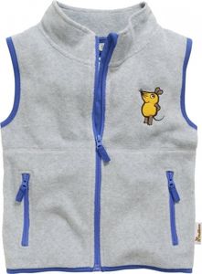 körperwärmer Fleece MuisJunior grau Größe 92