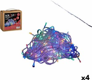 Krist+ Girlande of mehrfarbige LED-Lichter 24 m Transparent 9 W (4 Stk.)