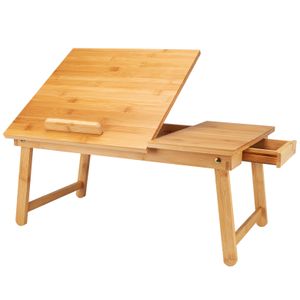 bremermann stolík na notebook // bambus // cca 55 x 24,5 x 35 cm (š/v/d) // podnos na posteľ // skladací stolík