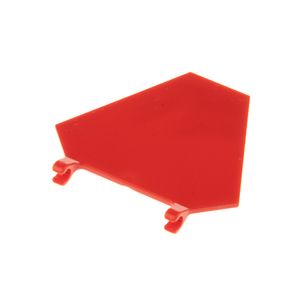 1x Lego Fahne 5x6 rot 2 Clips Sticker Flammen rechts Ninjago 70721 x1435pb024R