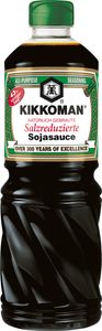 Kikkoman Sojasauce Salzreduziert natürlicher Geschmack Flasche 975ml