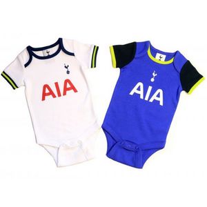 Tottenham Hotspur FC - Body pre bábätko (2-pack) BS3488 (74) (Biela/modrá)