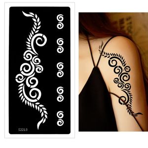 Henna Tattoo Schablone Airbrush Stencil