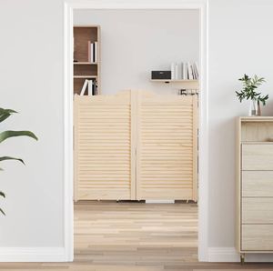 vidaXL Drzwi skrzydłowe żaluzjowe 1 para 90x100 cm lite drewno sosnowe