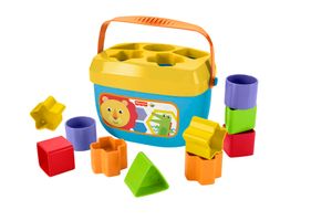 Fisher-Price Baby's First Building Blocks, Motorické zručnosti, Hra so samolepkami, Stavebné kocky, Samolepiace kocky