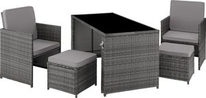 Rattan Sitzgruppe Palermo für 2 bis 4 Personen