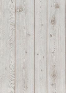 Papiertapete 4301-6 Holzdekor weiß