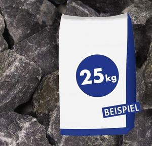 25kg Gabionen Steine Basaltbruch Eifelschwarz Anthrazit 20-40mm