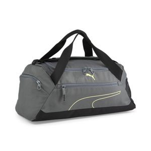 PUMA Fundamentals Sports Bag S MINERAL GRAY-LIME SHEEN -
