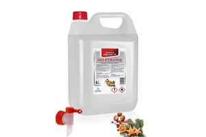 Bioethanol Premium 5 l  - WEIHNACHTSDUFT-DUFT- 96%ETHANOL - jerrycan Inkl. Dosierhahn- für Ethanol-Kamin  - Beste Qualität
