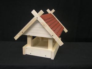Vogelhaus Bausatz (klein) rot