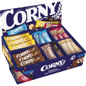 Corny   Sortimentensbox 75 einzel verpackte Müsliriegel 2843g