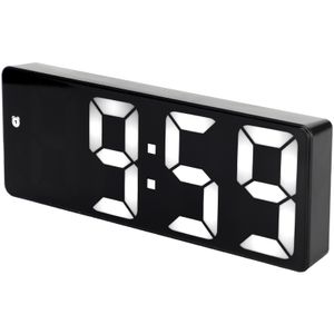 LED zrkadlový budík, USB elektronické hodiny, dobíjacie zrkadlové budíky, digitálne stolové hodiny, zrkadlový budík, dodávka hodín