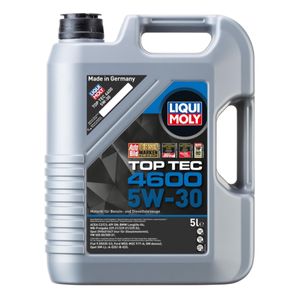 Liqui Moly Top Tec 4600 5W 30 Modernes Premium Leichtlaufmotoröl 5L