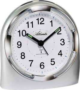 Atlanta 1404/19 Wecker Funk Funkwecker analog silbern mit Licht Snooze Atlanta 1404/19 Wecker Funk Funkwecker analog silbern mit Licht Snooze