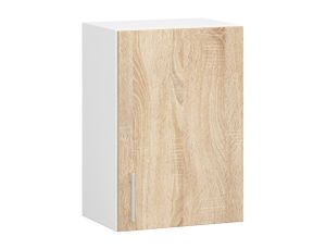 Küchenschrank AKORD LIMA modular W40 Weiß Front Sonoma-Eiche B40 x H58 x T30,5cm