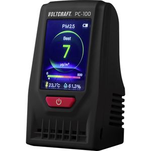 Feinstaub-Messgerät VOLTCRAFT PC-100 Luftpartikel, Luftfeuchtigkeit, Temperatur