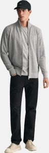 GANT Reguläres Shield-Sweatshirt mit Reißverschluss, Grau 3XL