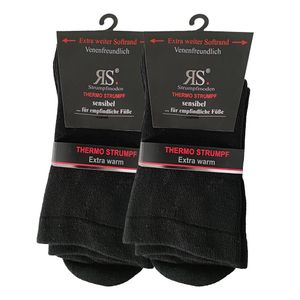 Termo unisex ponožky SENSIBEL - 2 páry black-35.38