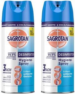 Sagrotan Hygiene-Spray Aerosol 400ml 2er Pack (2 x 400ml)