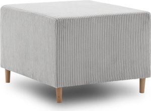 Pouffe-Fußhocker, Sitzpouf 64x55cm Fußhocker Für Sessel FIREZE Grau