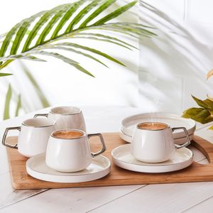 Karaca Saturn Platinum Kaffeetasse Set für 6 Personen, 100 ml