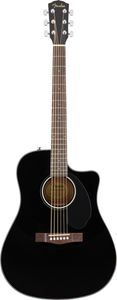 Fender CD-60SCE Black Dreadnought Elektro-Akustikgitarren