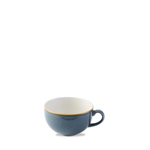 Churchill Super Vitrified Stonecast Blueberry Cappuccino Cup 22.7cl 8oz H: 5.5cm Dia: 9.5cm, 12 Stück