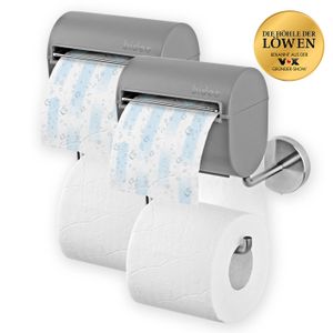 Toilettenpapierhalter Klopapierhalter feuchtes Toilettenpapier Wandhalter 2erSet
