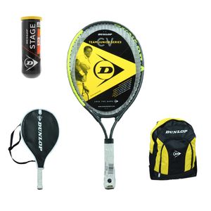 DUNLOP - Junior CV Team 21 Tennis Kit - Schläger / Rucksack / Bälle