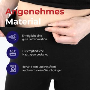 SES blickdichte Leggings Damen 2er Pack schwarz/anthrazit meliert (36/38) / Leggings Damen Baumwolle/Leggins Damen mit Perfekter Passform und Komfort/Leggings Set Damen für vielfältige Looks SES blickdichte Leggings Damen 2er Pack schwarz/anthrazit meliert (36/38) / Leggings Damen Baumwolle/Leggins Damen mit Perfekter Passform und Komfort/Leggings Set Damen für vielfältige Looks
