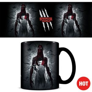 Stranger Things - 4 - Vecna - Thermoeffekt Tasse - Größe Ø8,5 H9,5cm