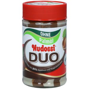 Nudossi Duo ohne Palmöl 300g Nuss-Nougat-Creme und Milchcreme
