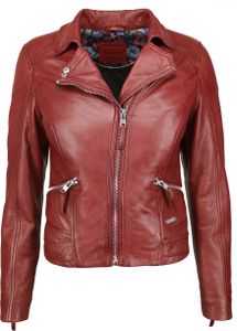 Mustang Lederjacke 31019271 Damen bordeaux S