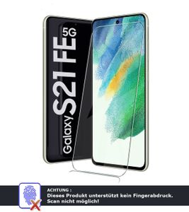Für Samsung Galaxy S21 FE 5G - Panzerglas Vollkleber Panzerfolie Schutzglasfolie Displayschutzglas Echt Glas Schutz Folie Display Glasfolie 9H Glas