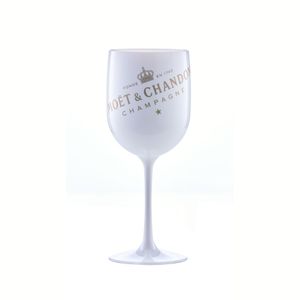 Moët & Chandon Ice Imperial Champagner Acryl-Glas 0.45l Becher Kelch weiss/gold Gläser Moet