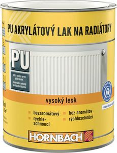 HORNBACH lak na vykurovacie telesá RAL 9010 čisto biely lesklý 750 ml