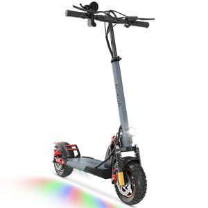 Elektrická koloběžka AOKDA AO-A1 - Motor 800W Baterie 48V12.5AH 10 Palcové Pneumatiky Skládací - Šedá