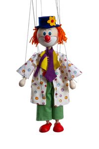 Mašek Marionette Clown, 35 cm