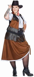 Damen Kostüm Cowgirl Karneval Fasching Verkleiden Gr. 44