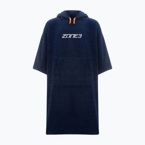 Zone3 Frottee-Wickelmantel navy blau Poncho OW22UTCR103