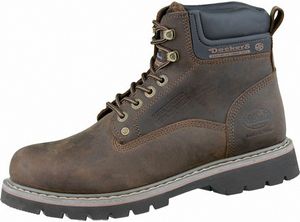Dockers coole Herren Leder Winter Stiefel cafe, Warmfutter, griffige Profilsohle, 2537113/42
