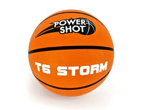 Basketball "Storm" - POWERSHOT- Gummi - Größe 6 - Ideal für Basketball in der Freizeit