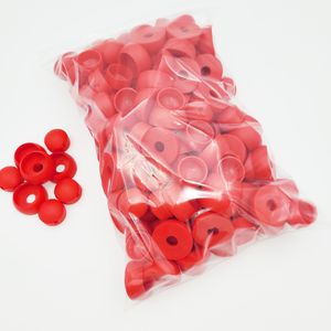 Schrauben-Abdeckkappen für Spielgeräte in 80 Stück-Packung, rot
