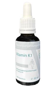 VITARAGNA® Vitamin K1 Tropfen flüssig, Phytomenadion K-Tropfen - hochdosiertes Liquid in Oliven-Öl gelöst, 30 ml, 480 Tagesdosen