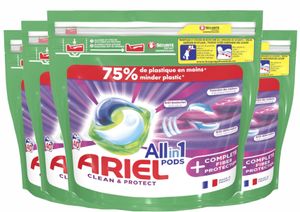 Ariel All in 1 Waschmittel-Pods + extra Faserschutz – Vorteilspack 4 x 40 Wäschen