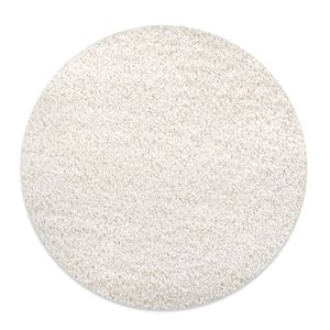 Waschbarer Teppich EASE rund, Weiß, Ø 160 cm