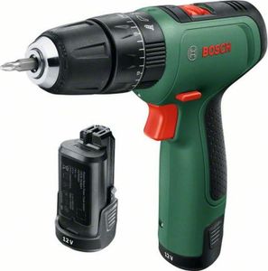 Bosch Bohrhammer a EasyImpact 1200 Akku (2 Akkus, 12 V-System, 19 Zubehörteile, im Koffer de)