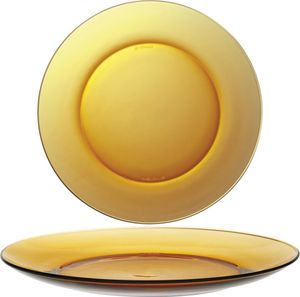Talerz Deserowy Duralex Lys Amber Pomarańczowy Śr. 190 Mm - Zestaw 6 Szt.